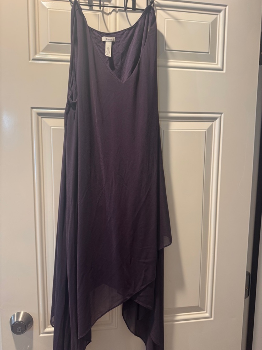 Soma Deep Plum Asymmetric Tunic